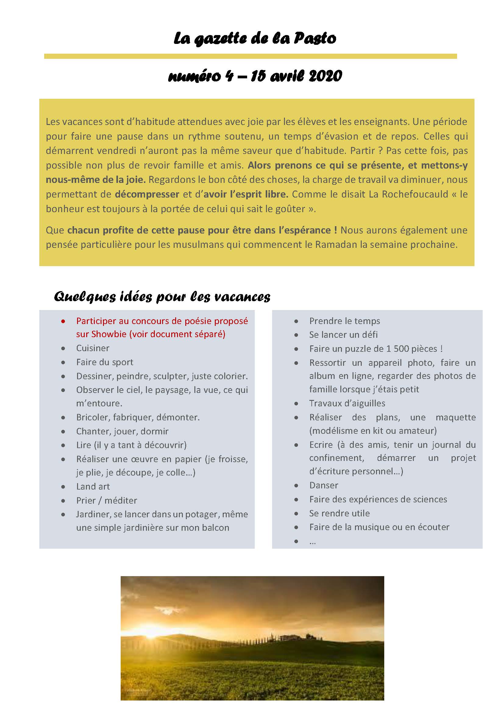 You are currently viewing La Gazette de la Pasto