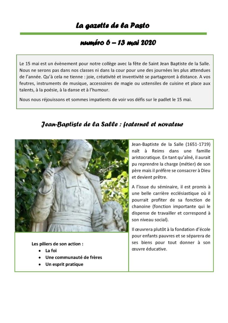 La gazette de la Pasto