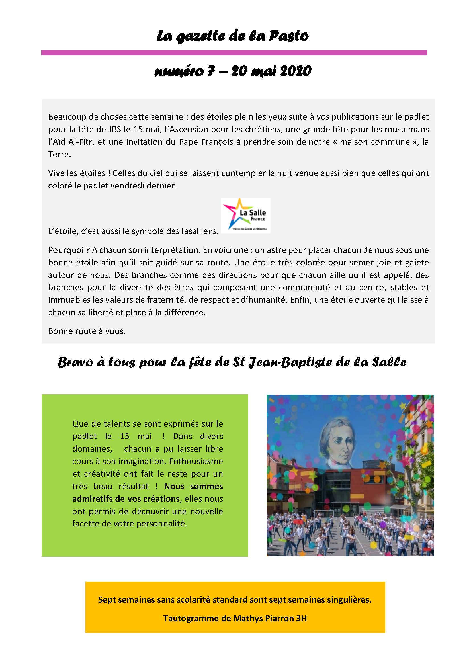 La gazette de la Pasto