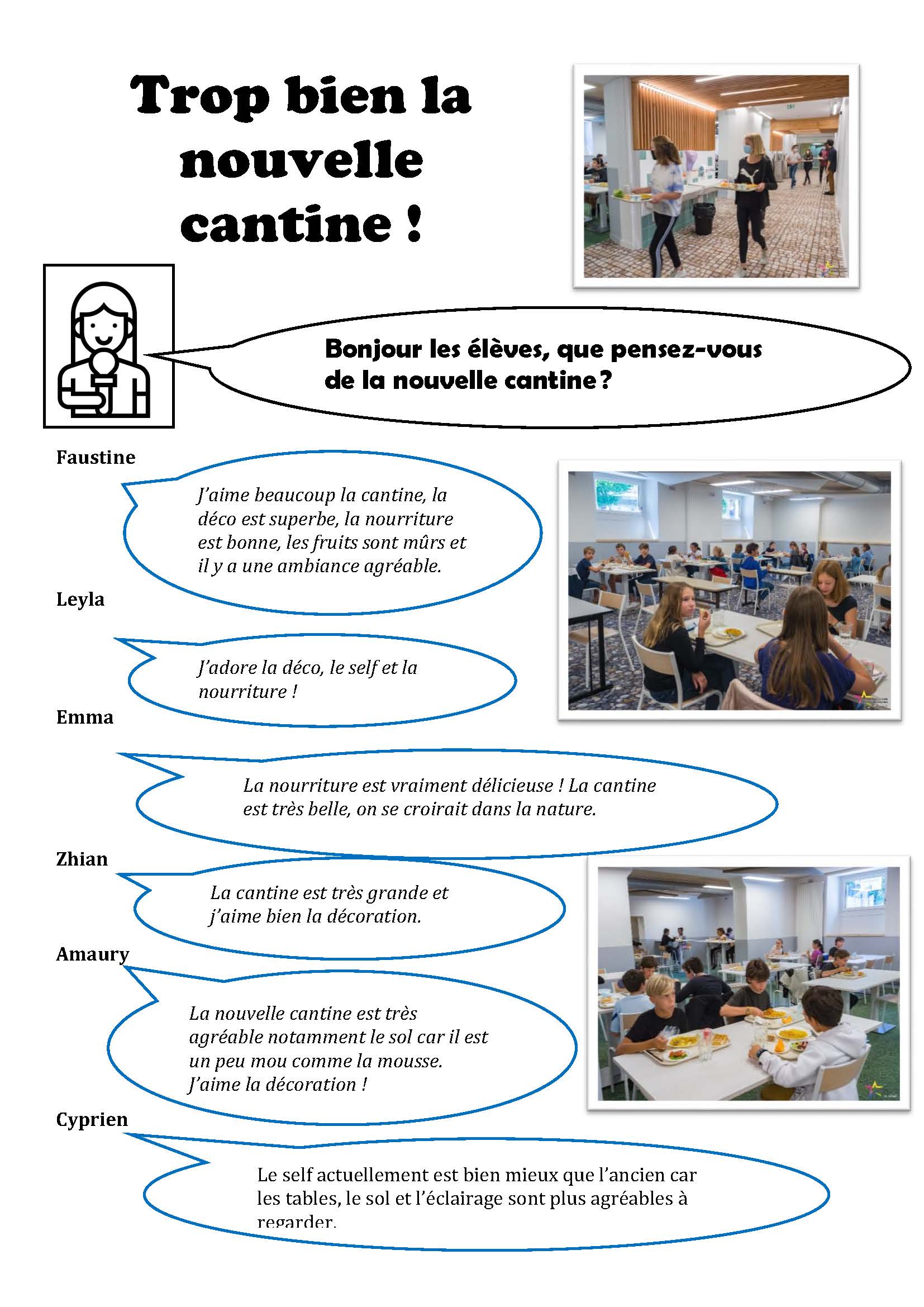 You are currently viewing Trop bien la nouvelle cantine !