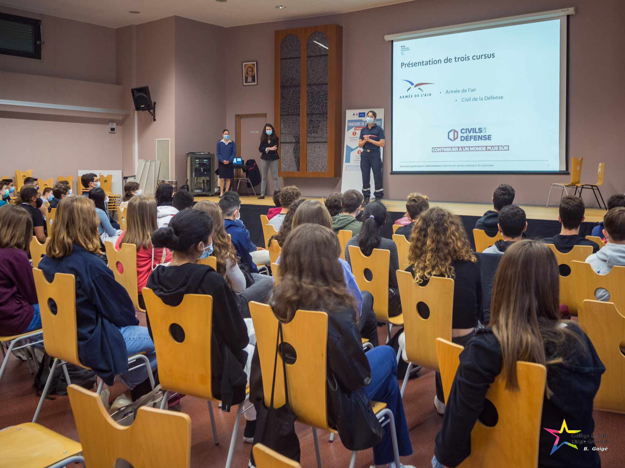 You are currently viewing Présentation et rencontres dans le cadre du parcours citoyen en 3e