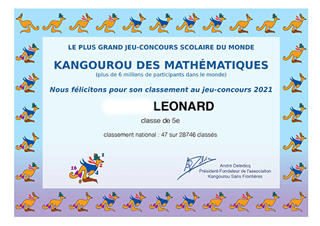 DIPLOME LEONARD