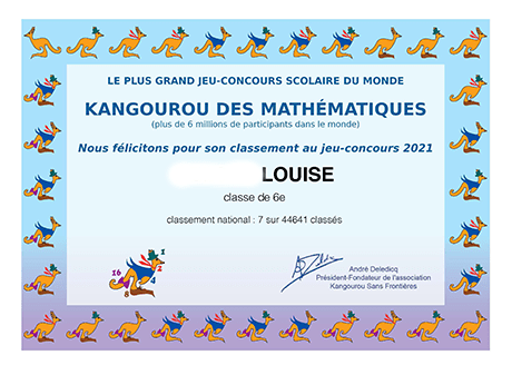 DIPLOME LOUISE