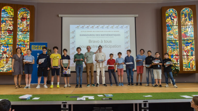 Lire la suite à propos de l’article Remise des prix du concours Kangourou en mathématiques
